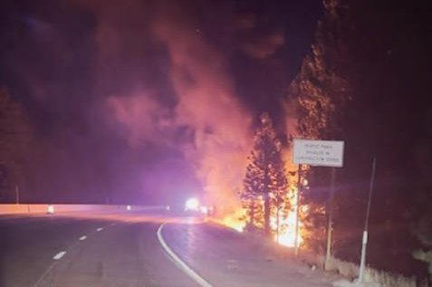 tesla fire