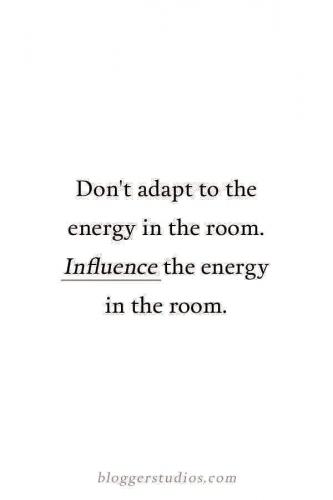 Influence it