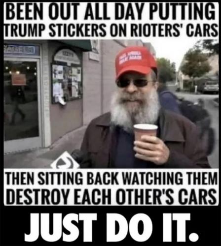 Trump stickers