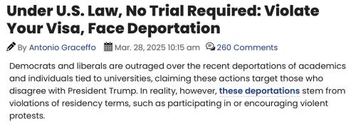visa violation