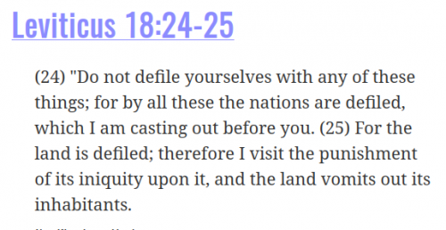 Leviticus 18:24-25