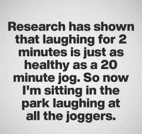 Sitting here laughing