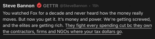 Bannon on Congress