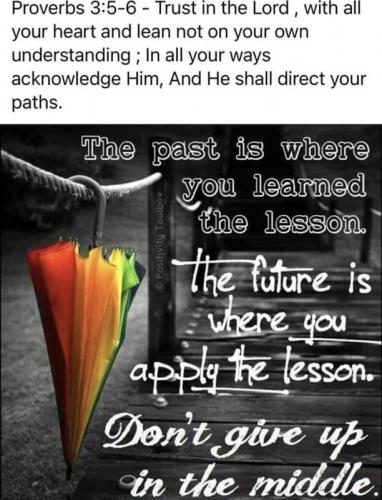 Don't give up
