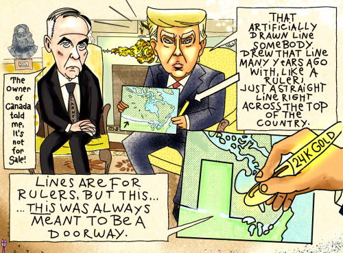 President Donald Trump Mark Carney Canada