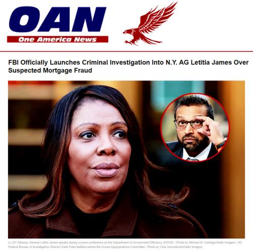Letitia James Officially Under Investigation by The FBI