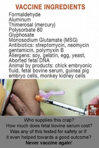 Vax ingrediants