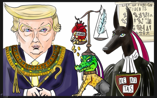 President Donald Trump Scales of Maat
