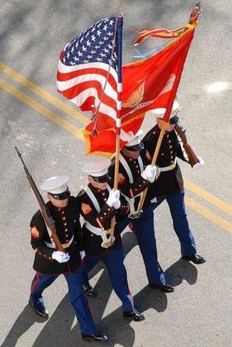 Flag - Marines color guard