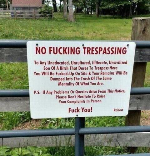 trespass
