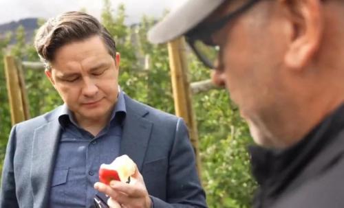 Pierre Poilievre 7 -apple a day to keep leftists away