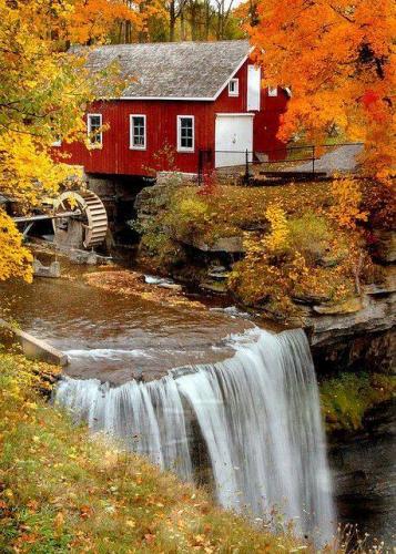 Good Night 31 - Peaceful water mill