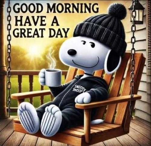050825 - Snoopy, coffee, black sweats
