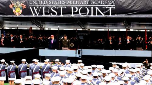 Trump at West Point Military Academy 2025