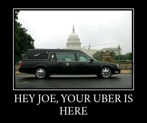 Hey Joe your Uber is here