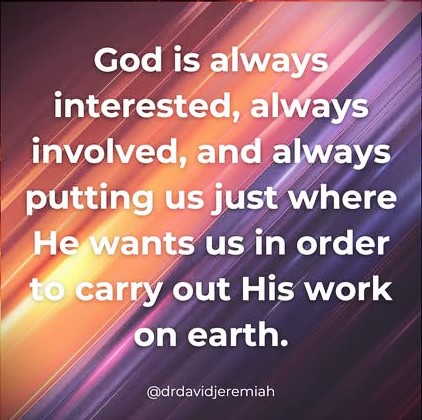 050325 - God puts us where we are
