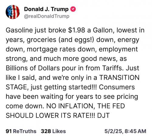 Just Needed a NEW President