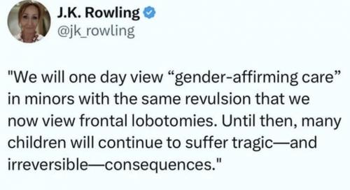 JKRowling gender care