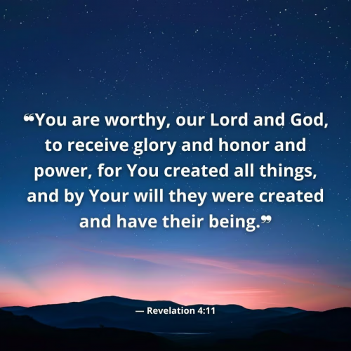 Revelation 4:11