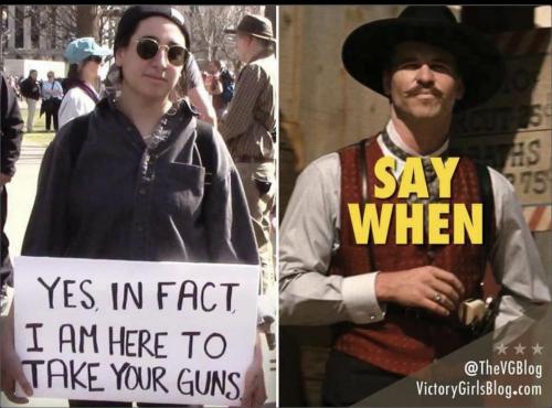 take guns say when