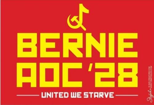 JUSTICE DEMOCRATS BERNIE AOC