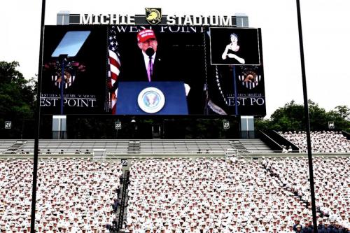 Trump Delivers Speech at United States Military Academy