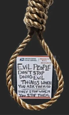 stop evil people