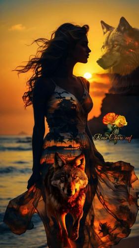 Setting of the sun