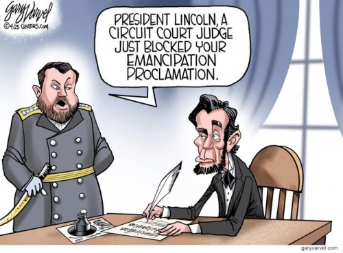 lincoln blocked by a judge