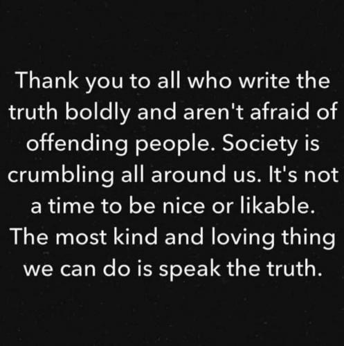 Speak the truth