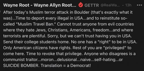 W Root muslims out 43