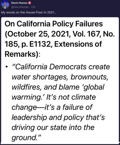 Nunes CA fires