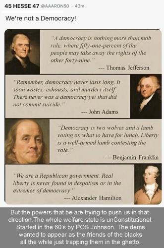not democracy 2025