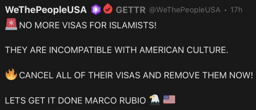 Islam not compatible