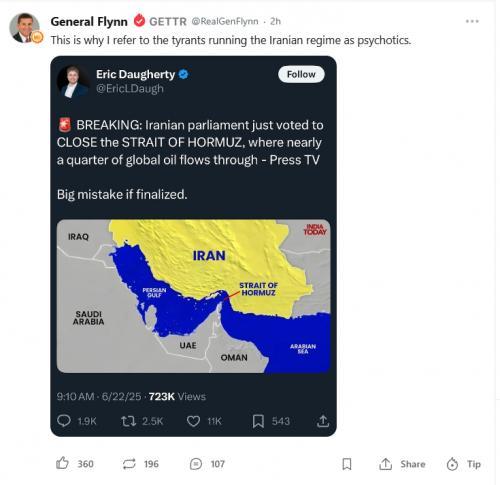 General Flynn on Gettr