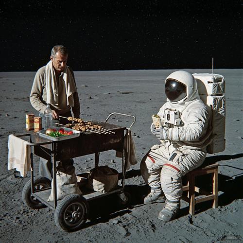 Of course the actors have to eat