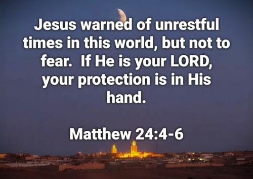062425 - Unrestful times Matt 24-4, 6