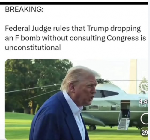 Trump Swears 1