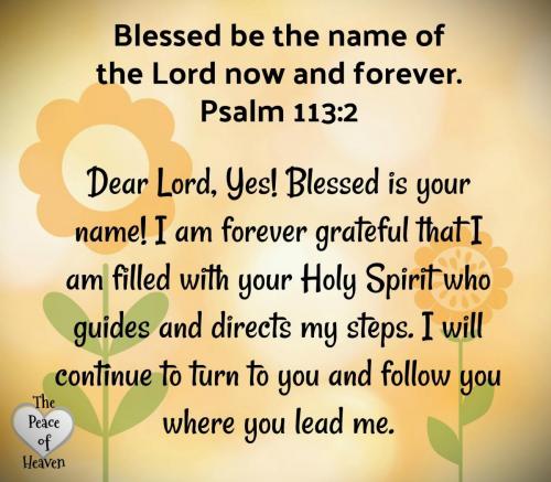 062925 - Blessed be the name Ps 113-2