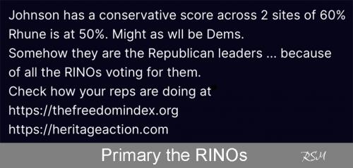primary RINOs me