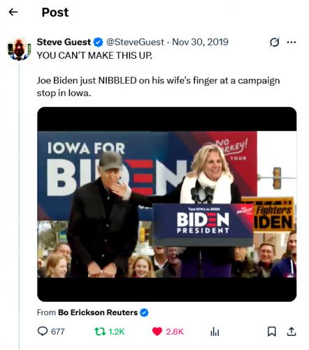 Biden ~Ice Cream or Finger Sucking~ 1