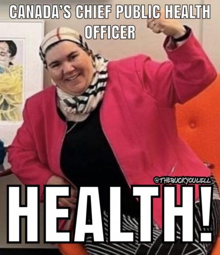 Canada Mad - A leftist activist that cheer people death - Canada's chief public health officer