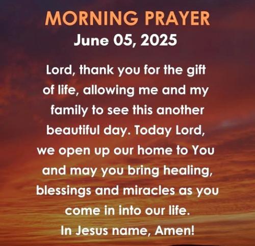 060525 - Morning Prayer