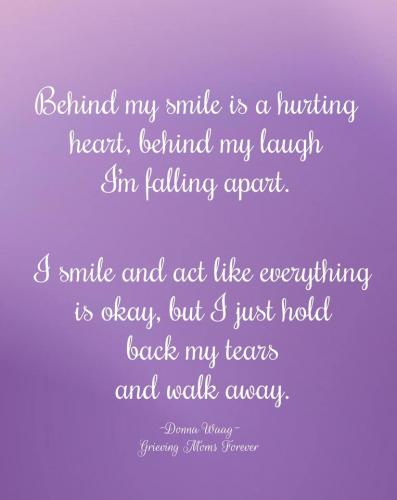Behind my smile