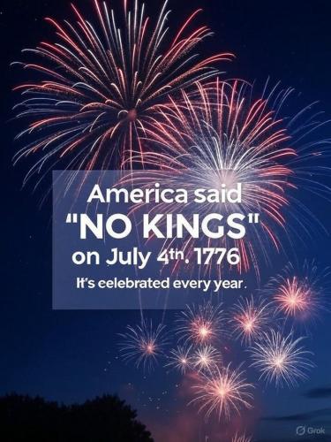 NO KINGS 1776