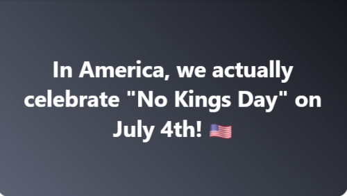 No Kings Day