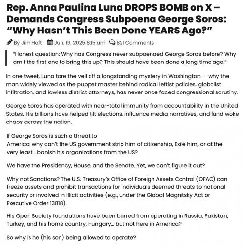 Luna on Soros