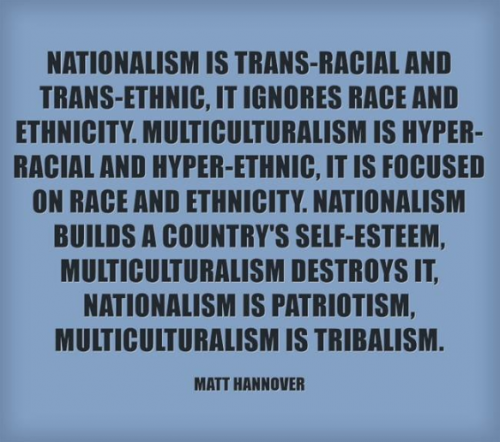 Patriot 1a -multiculturalism is tribalism