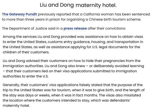 Liu & Dong birth