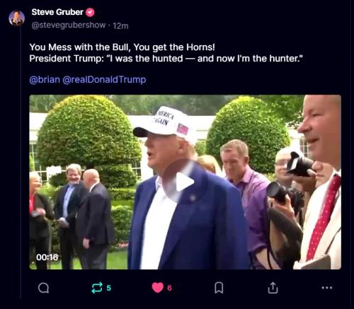 White House Flag Raising ~Replying to Steve Gruber~ 1